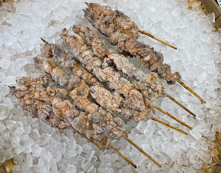 <生食用><前菜・おつまみシリーズ>うなぎの肝蒲焼き串 10本セット