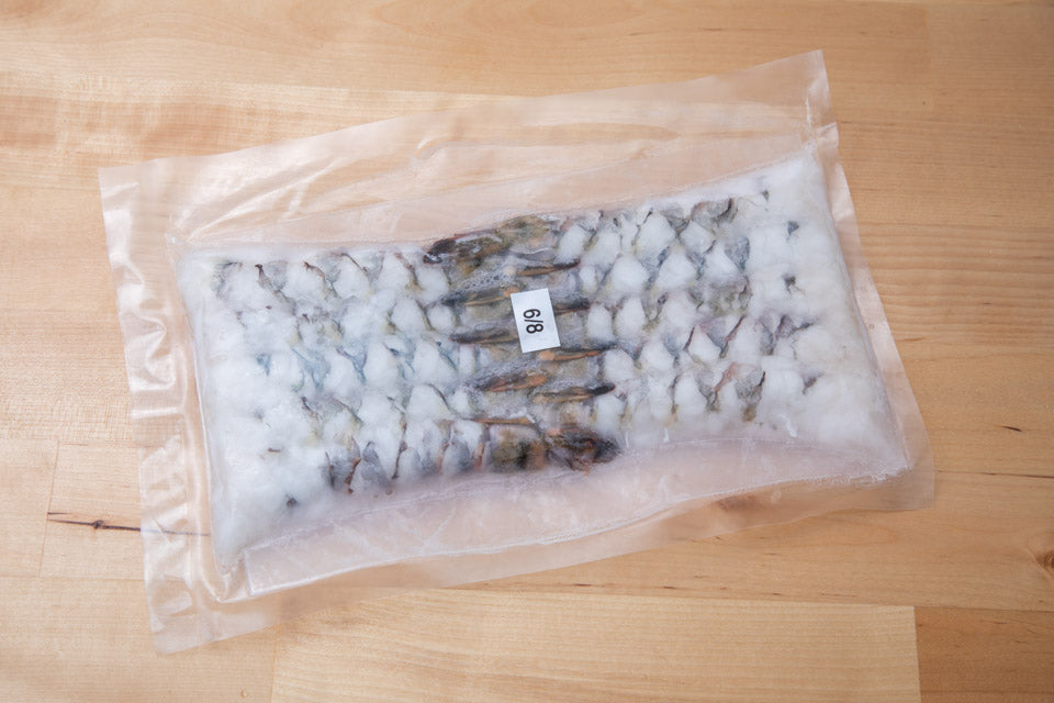 ブラックタイガー無頭尾付きのばし 特大海老10尾