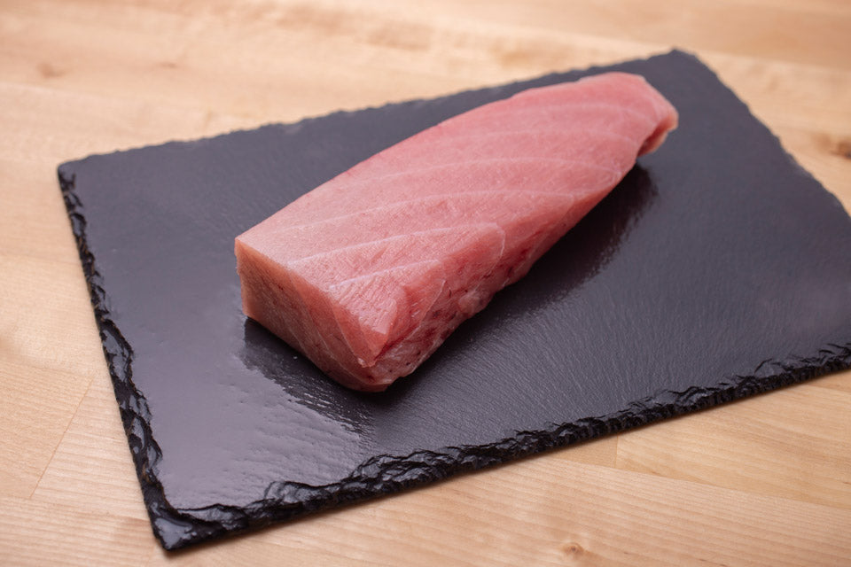 <生食用>宮城県産 天然メバチマグロ赤身柵(当社急速冷凍商品)